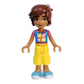 fig-013286 – Leo - Dark Azure Top, Yellow Pants