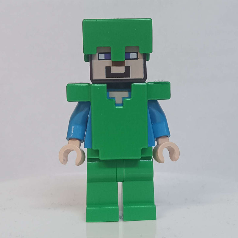 fig-013306 – Steve in Bright Green Helmet and Armor