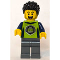 fig-013333 – Man, Lime Jacket, Dark Bluish Gray Legs, Black Hair