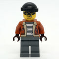 fig-013345 – Criminal, Dark Orange Jacket, Dark Bluish Gray Legs, Black Beanie