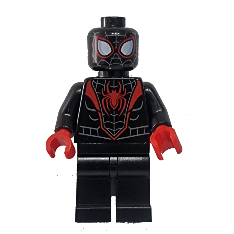 fig-013381 – Spider-Man (Miles Morales), Red Hands, Gray Face Webbing