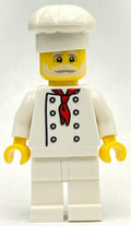 fig-013487 – Pizza Chef - White Torso, White Legs, White Hat, White Beard