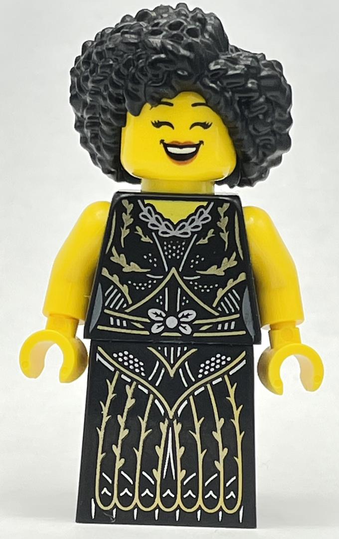 fig-013491 – Jazz Singer - Black Torso, Black Dress, Black Hair
