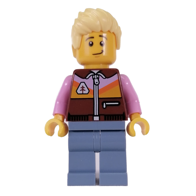 fig-013503 – Reddish Brown Torso, Sand Blue Legs, Bright Light Yellow Hair
