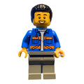 fig-013522 – Blue Torso, Safety Vest, Dark Bluish Grey Legs, Black Hair