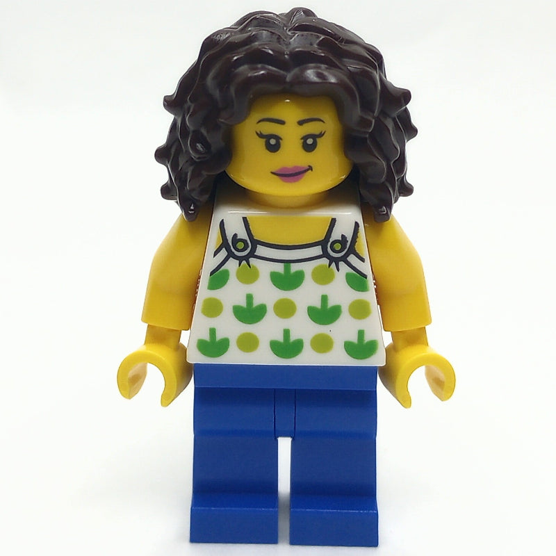 fig-013554 – White Torso, Apples, Blue Legs, Dark Brown Hair