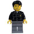 fig-013587 – Race Driver - Black Torso, Dark Bluish Grey Legs, Black Hair