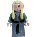 fig-013603 – Elf - Dark Bluish Grey Torso, Dress, Bright Light Yellow Hair