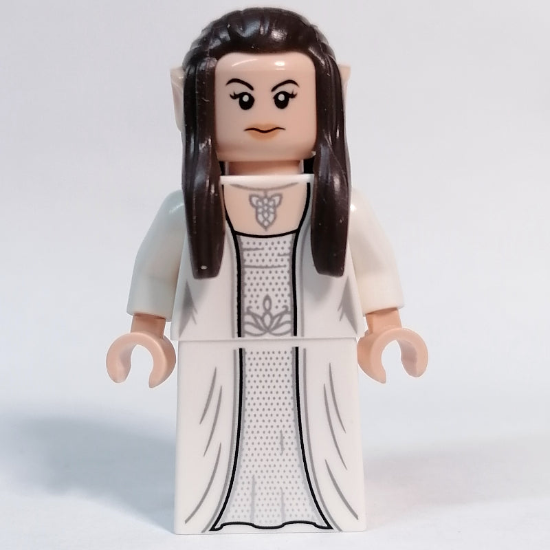 fig-013604 – Arwen - White Torso, Dress, Dark Brown Hair
