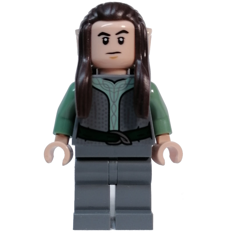 fig-013605 – Elf - Dark Bluish Grey Torso, Legs, Dark Brown Hair