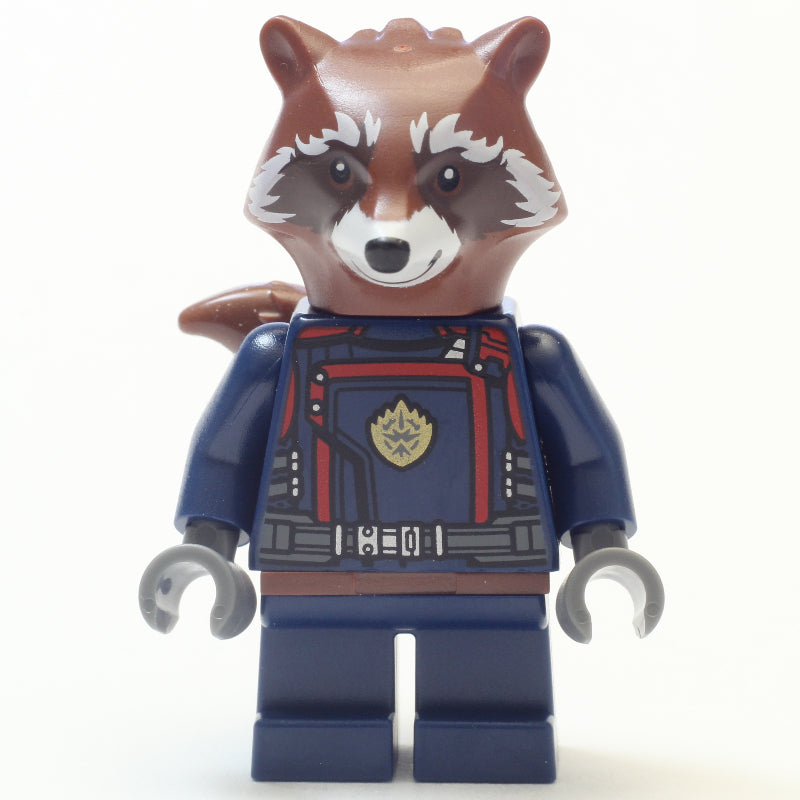fig-013669 – Rocket Raccoon, Dark Blue Outfit, Reddish Brown Fur