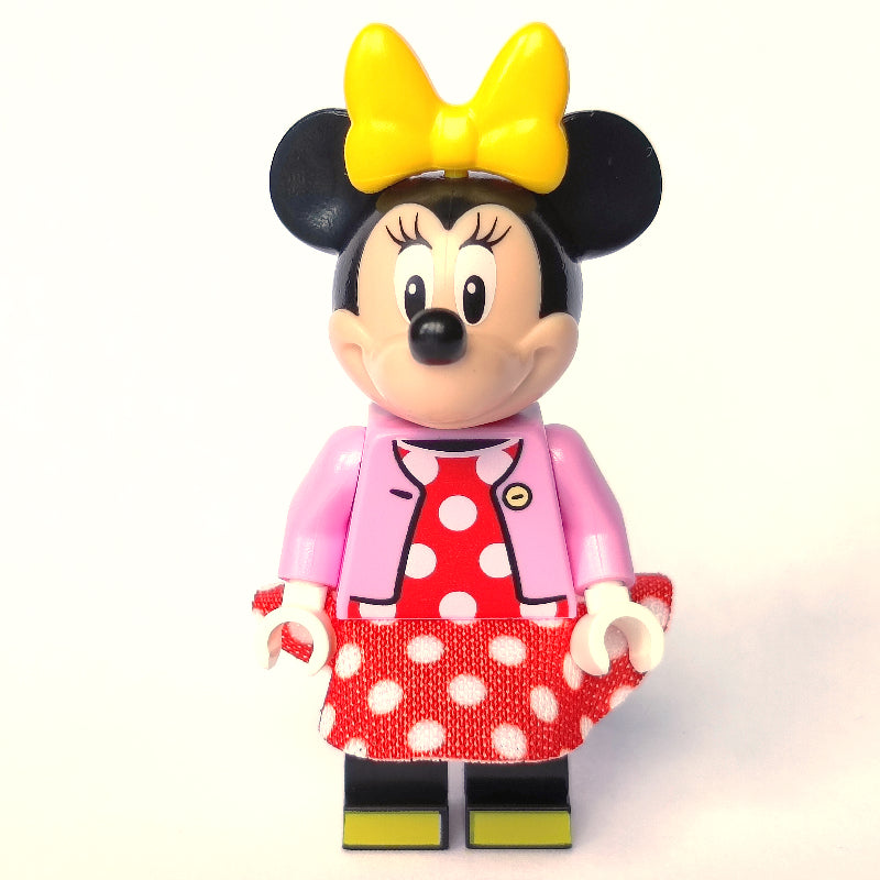 fig-013677 – Minnie Mouse, Bright Pink Jacket, Yellow Bow