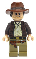 fig-013687 – Indiana Jones in Dark Brown Jacket, Tan Shirt, Light Nougat Hands