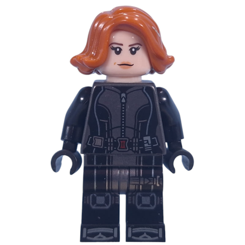 fig-013809 – Black Widow, Pearl Dark Gray Jumpsuit, Medium Azure Highlights