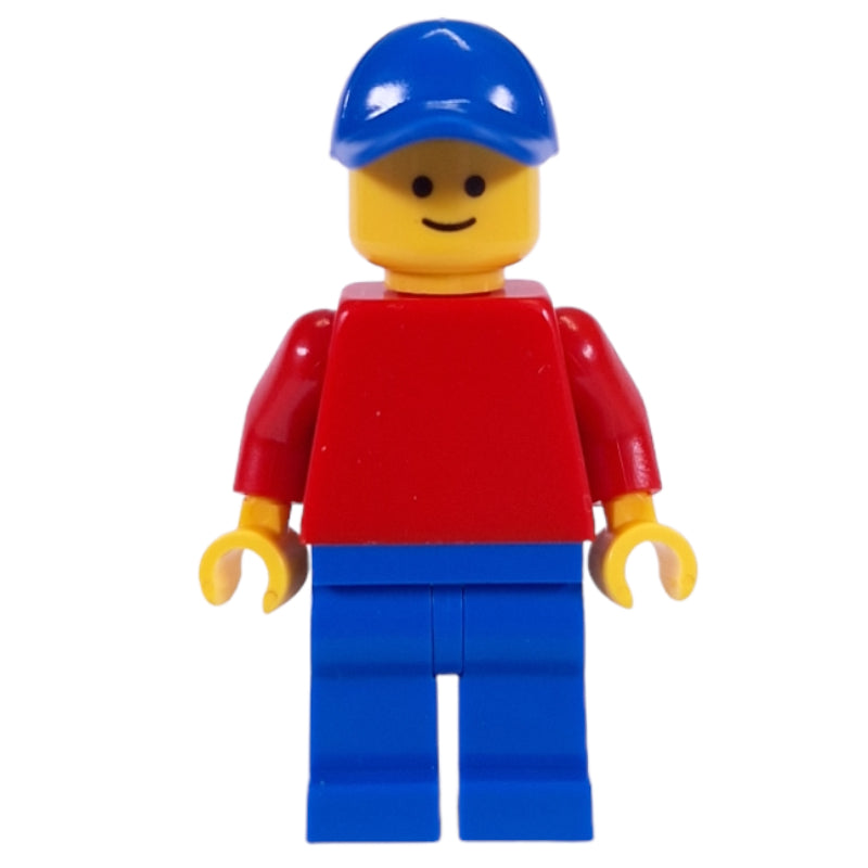 fig-013810 – Red Torso, Blue Legs, Blue Cap