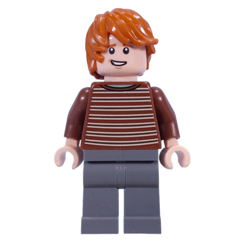 fig-013819 – Ron Weasley, Reddish Brown Sweater, Dark Bluish Gray Legs