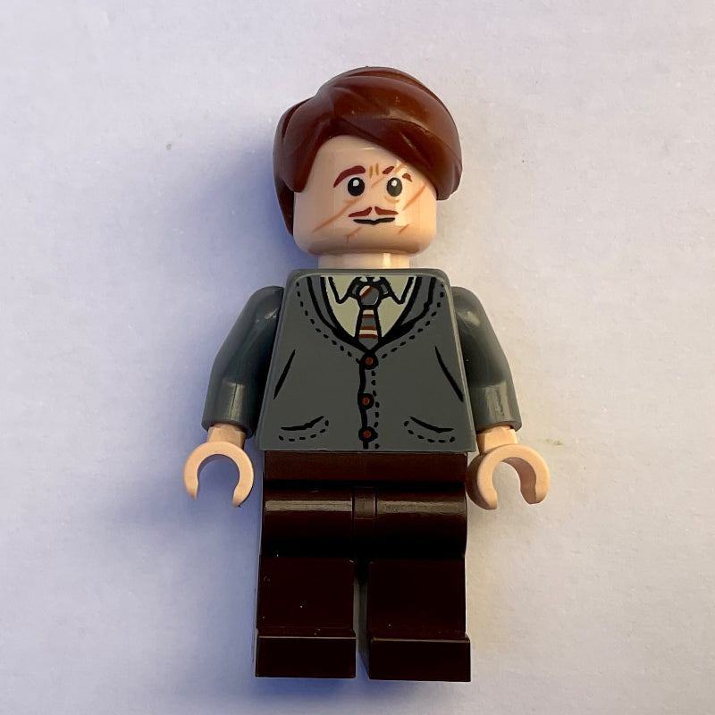 fig-013822 – Remus Lupin, Dark Bluish Gray Jacket Buttoned