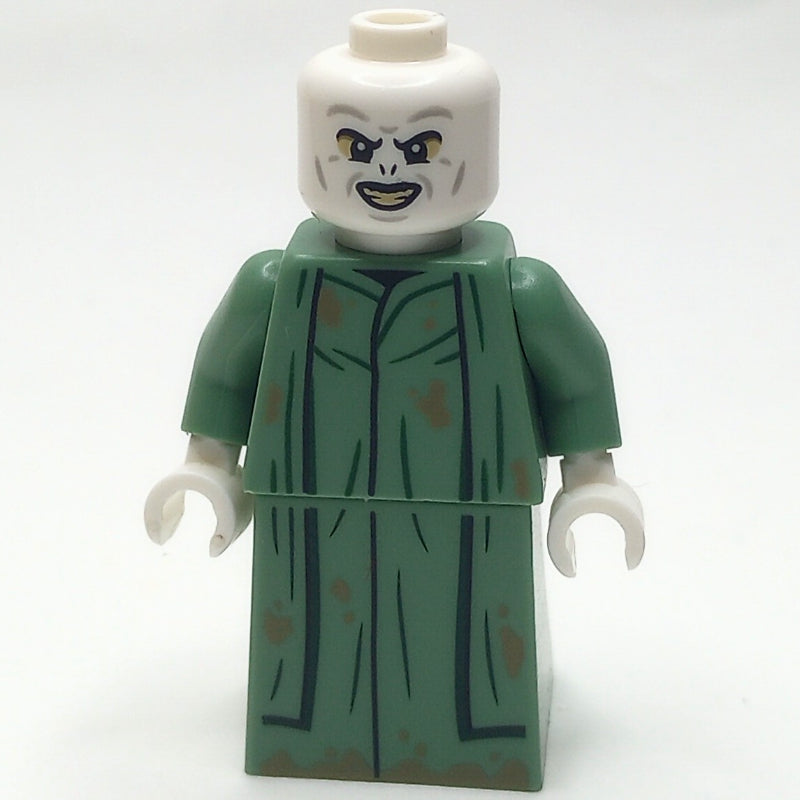 fig-013824 – Voldemort, Dirty Sand Green Robe, Printed Skirt