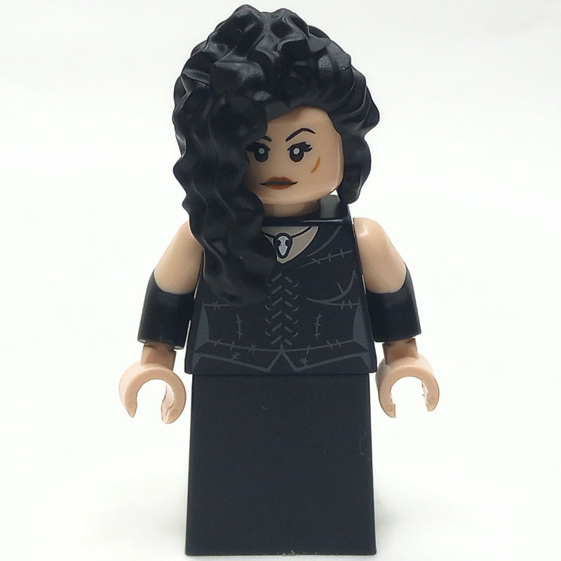 fig-013827 – Bellatrix Lestrange, Black Dress, Plain Skirt, Light Nougat Arms