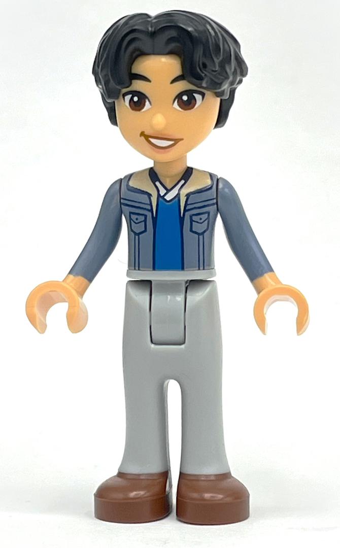 fig-013893 – Niko - Sand Blue Jacket, Light Bluish Grey Legs