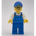 fig-013931 – Man, Blue Overalls, Blue Cap