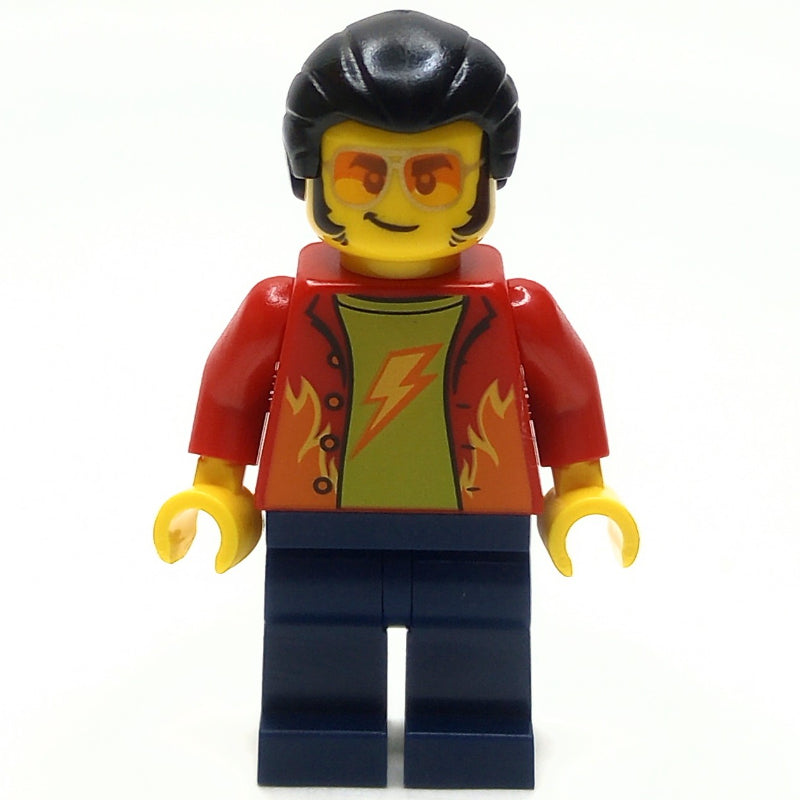 fig-013946 – Man, Red Jacket, Dark Blue Legs, Orange Glasses
