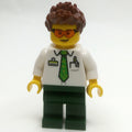 fig-013949 – Man, White Shirt, Dark Green Legs, Orange Glasses