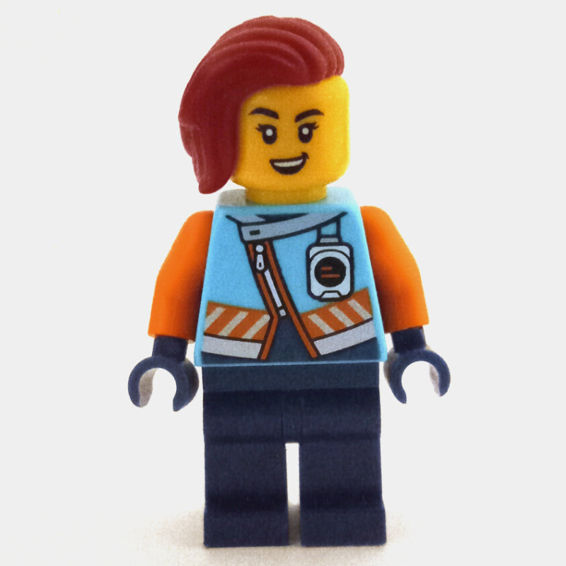 fig-013961 – Ocean Explorer, Iris Icicle, Medium Azure and Dark Blue Suit, Dark Red Hair
