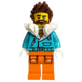 fig-013971 – Arctic Explorer, Captain Nautilus, Medium Azure Jacket, Orange Legs, White Fur Collar