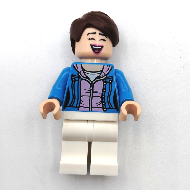 fig-014014 – Soccer Fan, Dark Azure Jacket, Reddish Brown Hair