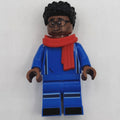 fig-014016 – Soccer Fan, Blue Soccer Kit, Red Scarf, Black Hair