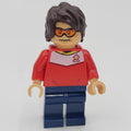 fig-014017 – Soccer Fan, Red Soccer Jersey, Orange Glasses