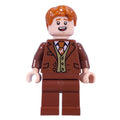 fig-014025 – Fred Weasley in Reddish Brown Suit, Dark Orange Tie