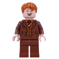 fig-014026 – George Weasley in Reddish Brown Suit, Dark Red Tie