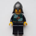 fig-014125 – Dragon Knight, Dark Green, Pearl Dark Gray Helmet, Stubble