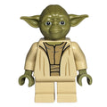 fig-014192 – Yoda, Olive Green Head, Dark Tan Undershirt, Thin Creases