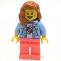 fig-014241 – Bright Light Blue Torso, Coral Legs, Dark Orange Hair