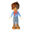 fig-014283 – Leo - Bright Light Blue Sweater, Sand Blue Legs, Reddish Brown Hair