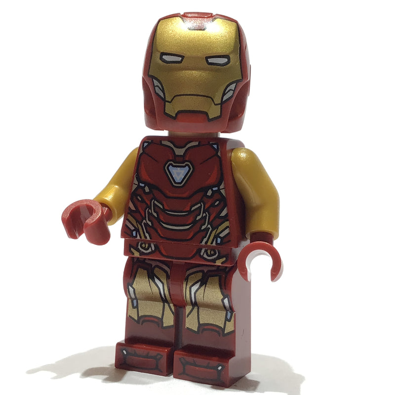 fig-014288 – Iron Man Mark 85 Armor, Pearl Gold Arms, Angular Helmet