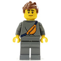 fig-014320 – Man, Dark Bluish Gray Tracksuit, Fanny Pack
