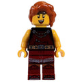 fig-014393 – Viking, Dark Red Overalls, Dark Orange Hair