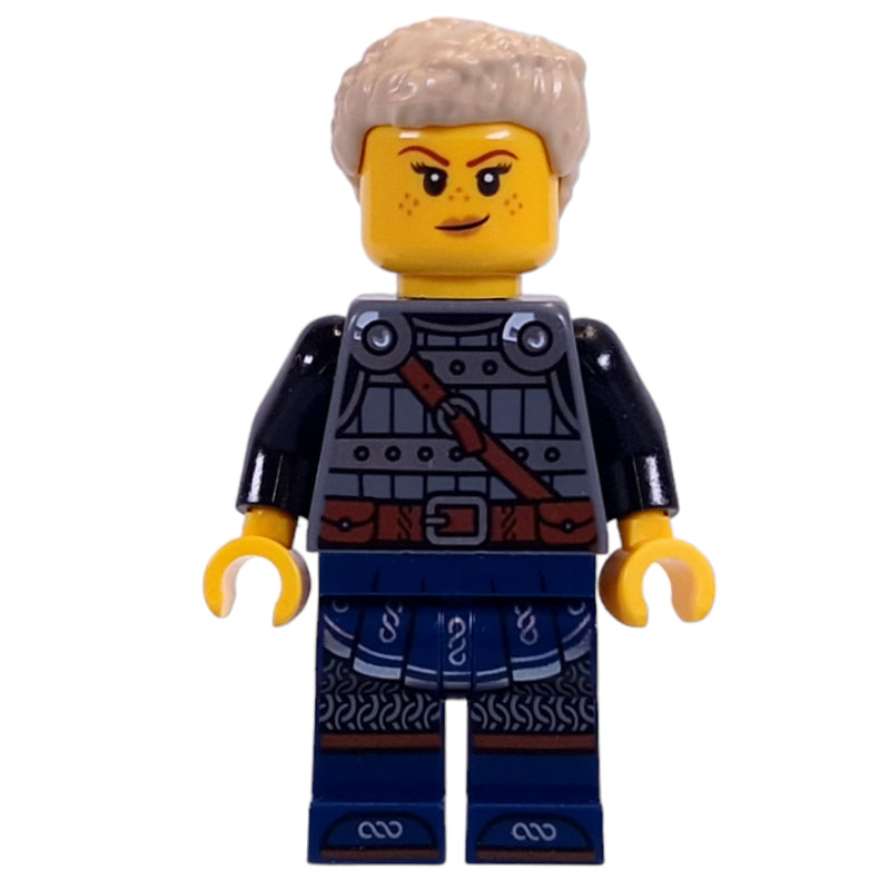 fig-014395 – Viking, Armor, Dark Blue Legs, Tan Hair