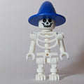 fig-014405 – Skeleton, Standard Face, Bent Arms, Blue Wizard Hat