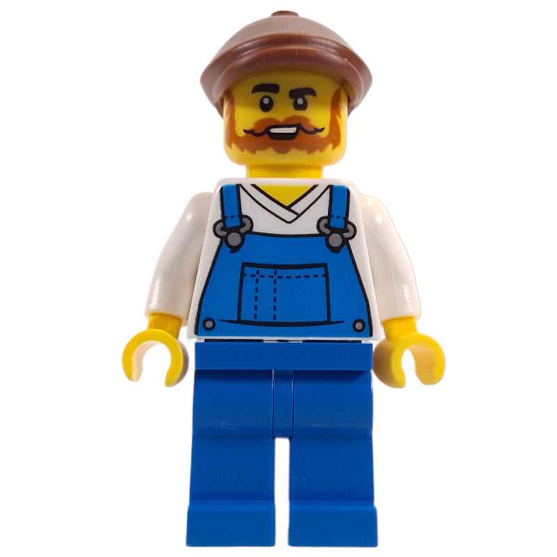 fig-014463 – Window Cleaner, Blue Overall, Reddish Brown Cap