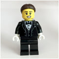 fig-014477 – Waiter, Black Tuxedo, Dark Brown Hair