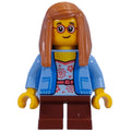 fig-014489 – Kid - Bright Blue Torso, Reddish Brown Legs, Medium Nougat Hair