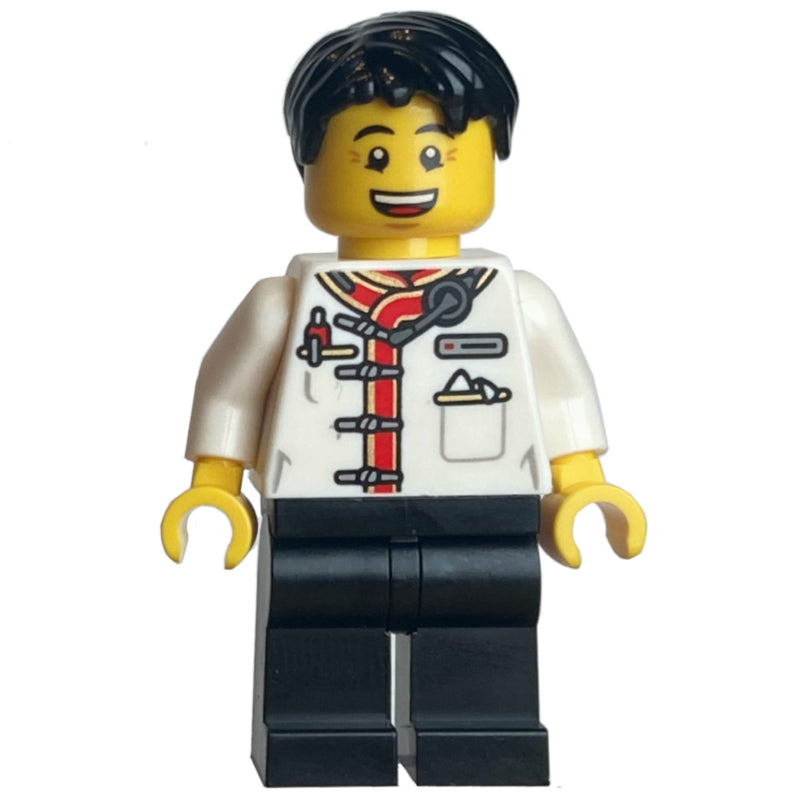 fig-014503 – Waiter, White Torso, Black Legs, Black Hair