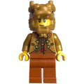 fig-014508 – Pearl Gold Torso, Dark Orange Legs, Pearl Gold Dragon Mask