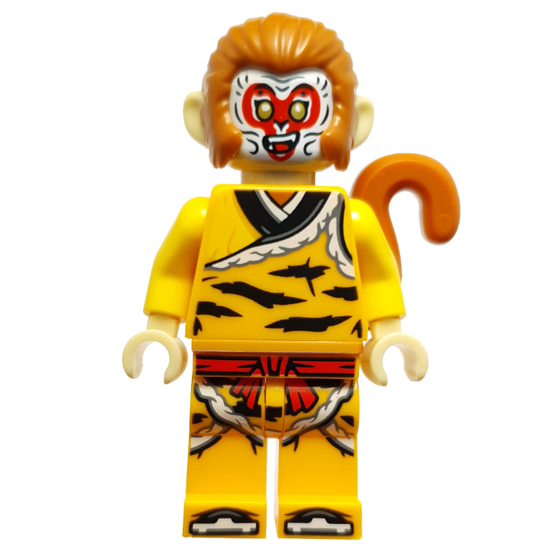 fig-014545 – Monkey King, Red and White Facepaint
