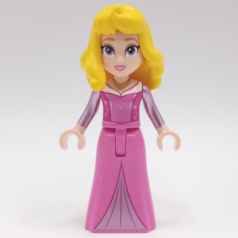 fig-014627 – Aurora - Dark Pink Dress, Big Eyes, Yellow Hair